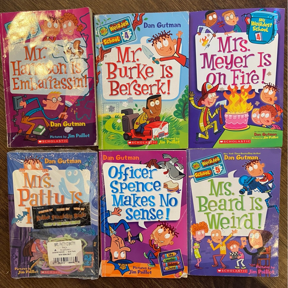 Scholastic My Weirdest School Book Collection - Vibrant Covers